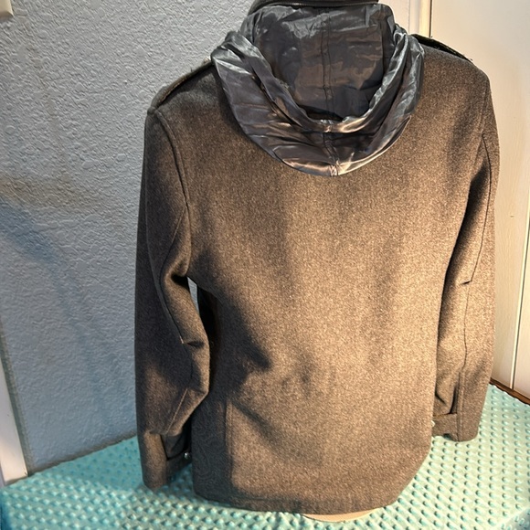 Subscript wool blend military style jacket - Picture 3 of 16